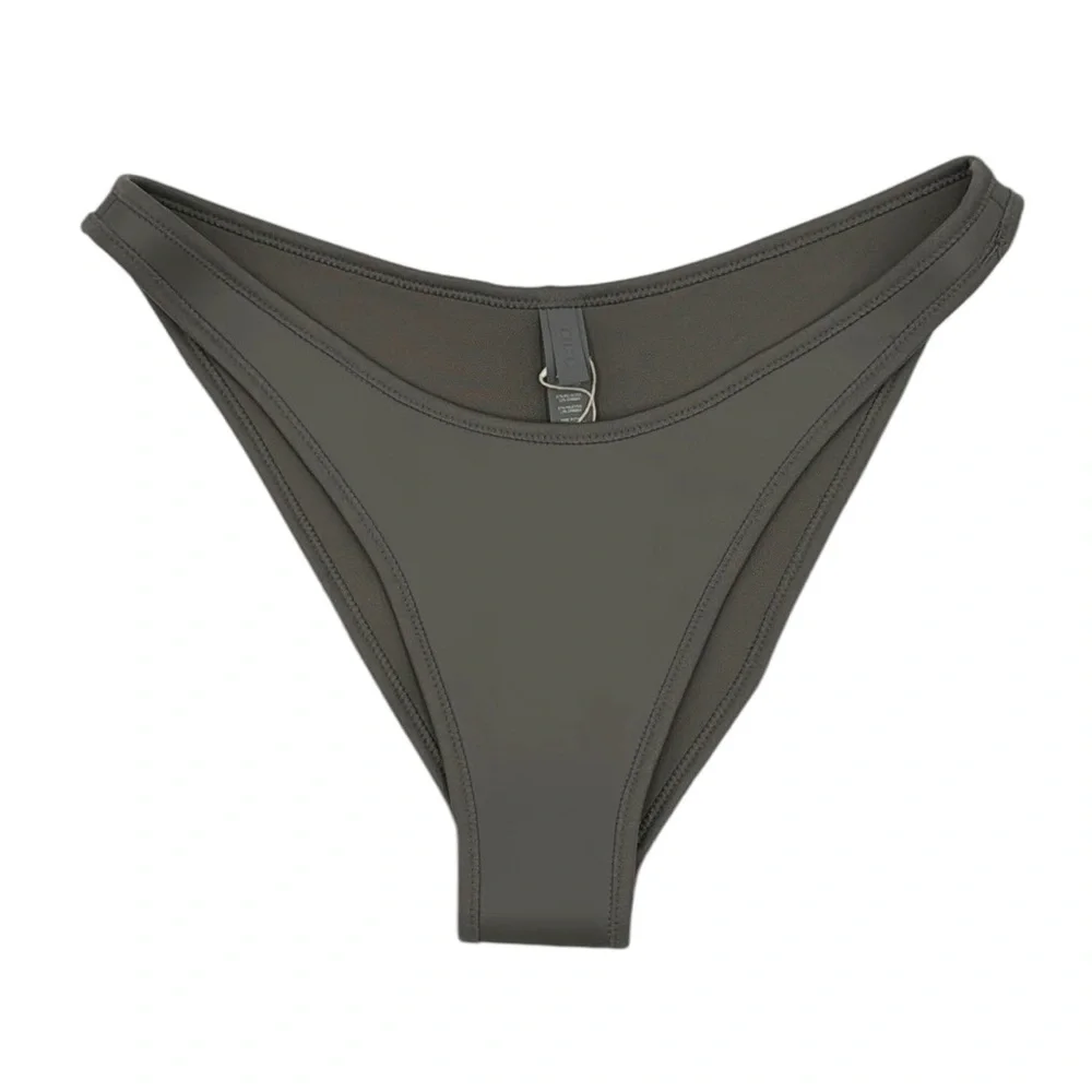 Skims Rubberized Scuba Swim Tanga Bikini Bottom Size Large